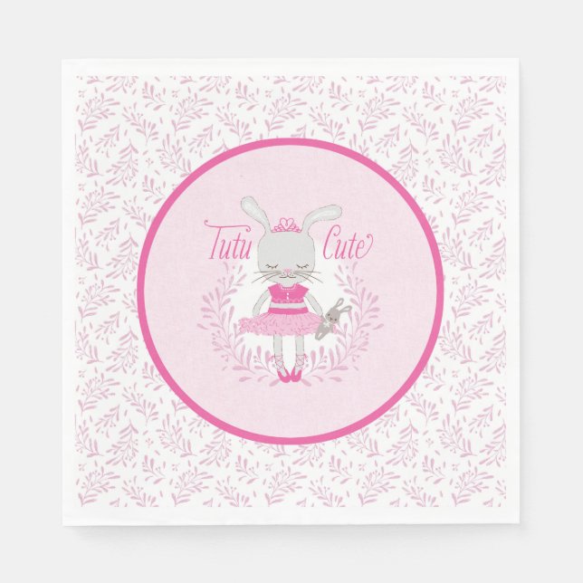 Serviettes En Papier Tutu Cute Bunny (Devant)