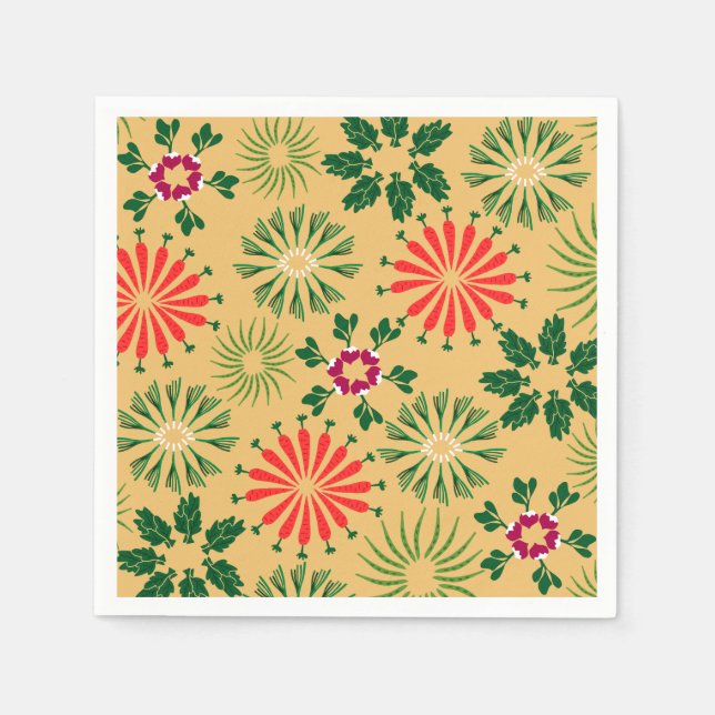 Serviettes en papier végétal mignonnes (Devant)