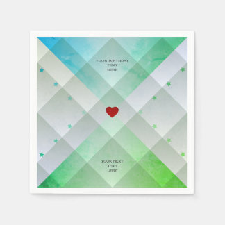 Serviettes En Papier Vert