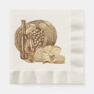 Serviettes En Papier Vignoble de vignoble