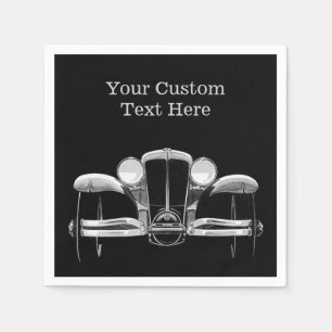 Serviettes en papier vintage