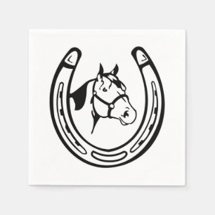 Serviettes En Papier Vintage fer à cheval