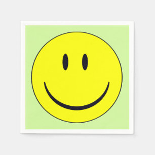 Serviettes En Papier Visage heureux