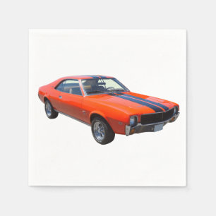 Serviettes En Papier Voiture 1969 de muscle d'AMC Javlin