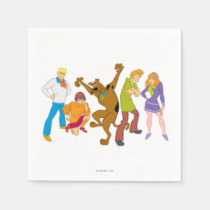 Serviettes En Papier Whole Gang 16 Mystery Inc