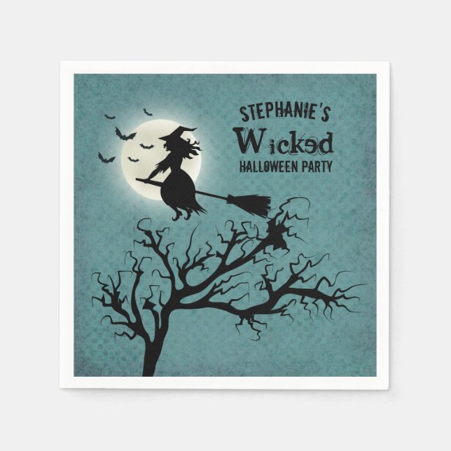 Serviettes En Papier Wicked Witch (Devant)