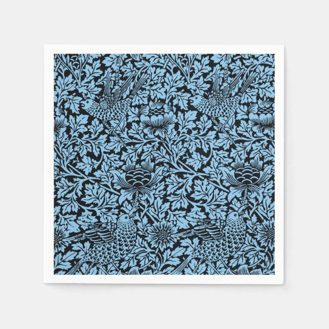 Serviettes En Papier William Morris Particularités Florales Anénome d'o (Devant)