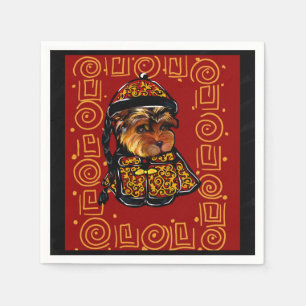 Serviettes En Papier Yorkie Poo - Année du chien