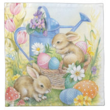 lapins de pâques vintages