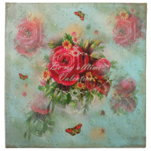 vintage, rose, rose, Saint-Valentin, floral, amour
