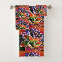 Serviettes euphoriques de Bath d'agave