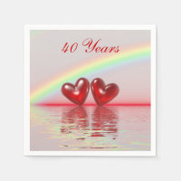 40e Anniversary Ruby Hearts