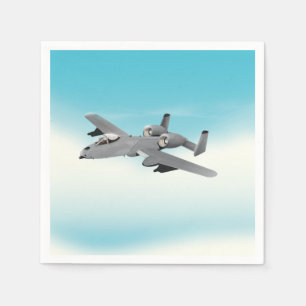 Serviettes Jetables A10 Illustration d'un plan militaire