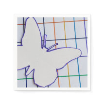 à damiers PAPIER À BOUTEILLE NAPKINS