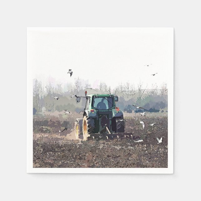SERVIETTES JETABLES AGRICULTURE (Devant)