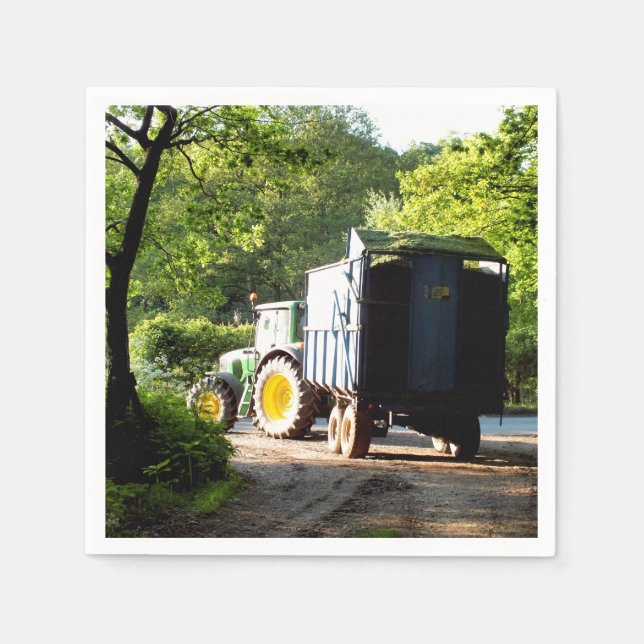 SERVIETTES JETABLES AGRICULTURE (Devant)