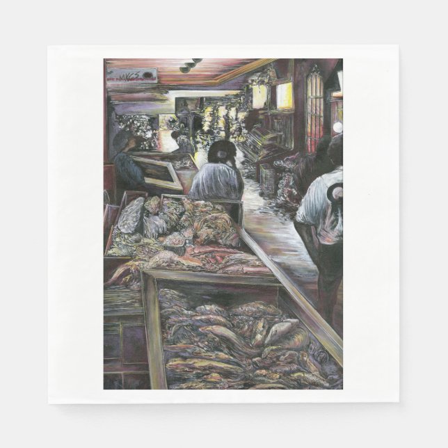 Serviettes Jetables Aquatique, mais baisée avec Desert Wind, Jérusalem (Devant)