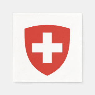 Serviettes Jetables Armoiries de Suisse