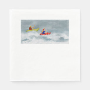 Serviettes Jetables Art Kayaks