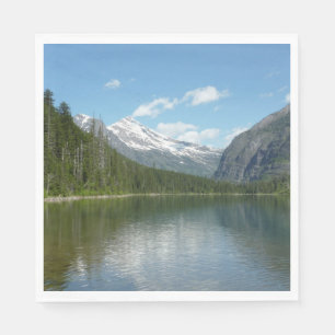 Serviettes Jetables Avalanche Lake dans le parc national de Glacier