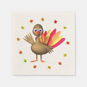 Serviettes Jetables Baby Thanksgiving Turquie