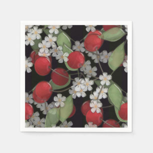 Serviettes Jetables Baies rouges