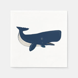 Serviettes Jetables Baleine