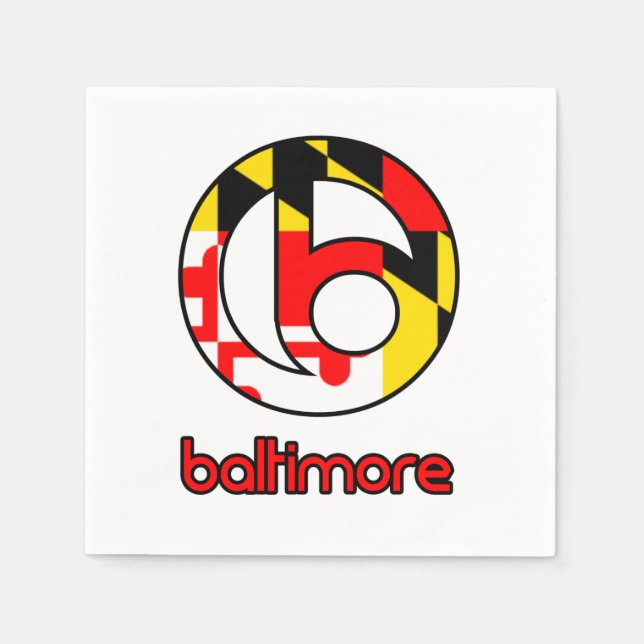 Serviettes Jetables Baltimore (Devant)