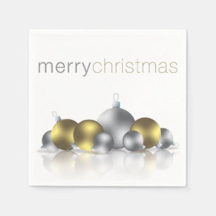 Serviettes Jetables Bauble de Noël