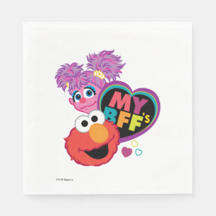 Serviettes Jetables BFF Abby et Elmo