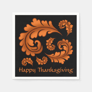 Serviettes Jetables Bon thanksgiving d'automne