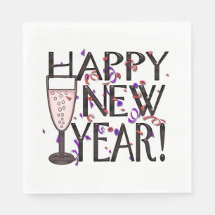 Serviettes Jetables Bonne année