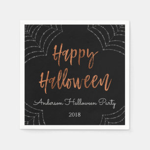 Serviettes Jetables Bonne fête d'Halloween moderne Halloween Napkins