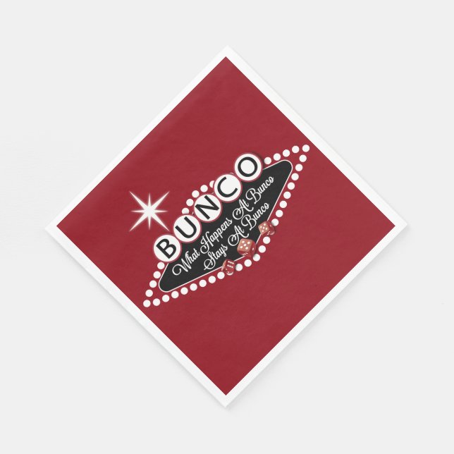 Serviettes Jetables Bunco - Ce Qui S'Est Passé À Bunco (Coin)