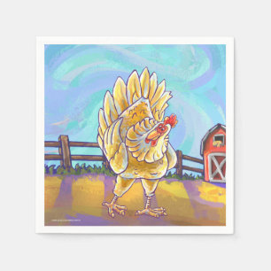 Serviettes Jetables Cadeaux et accessoires de poulet