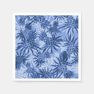 Serviettes Jetables Camo d'ananas Hawaiian Tropical