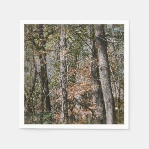 Serviettes Jetables Camouflage Camouflage d'arbre forestier Nature Cha