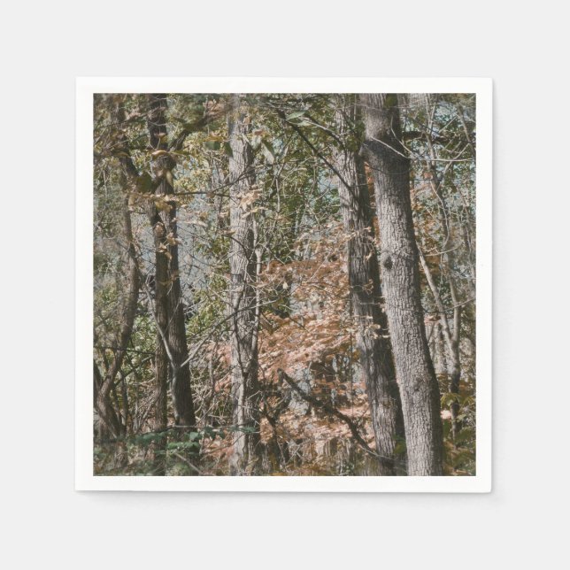 Serviettes Jetables Camouflage Camouflage d'arbre forestier Nature Cha (Devant)