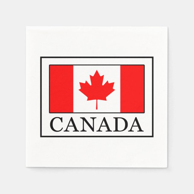 Serviettes Jetables Canada (Devant)