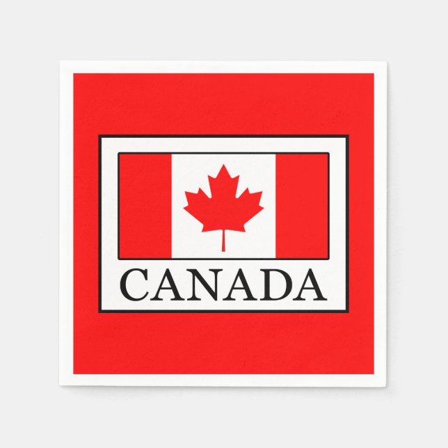 Serviettes Jetables Canada (Devant)
