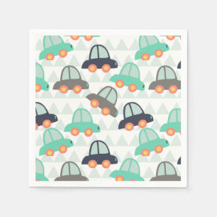 Serviettes Jetables Cars et More