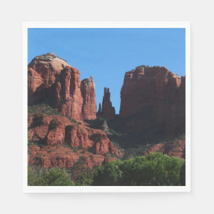 Serviettes Jetables Cathedral Rock à Sedona Arizona Monument