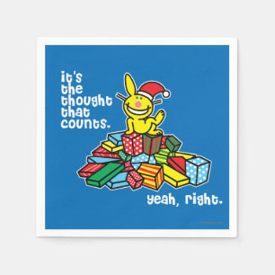 Serviettes Jetables C'est la pensée qui compte