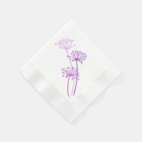 chervil mariage / vaches persil pourpre papier ser