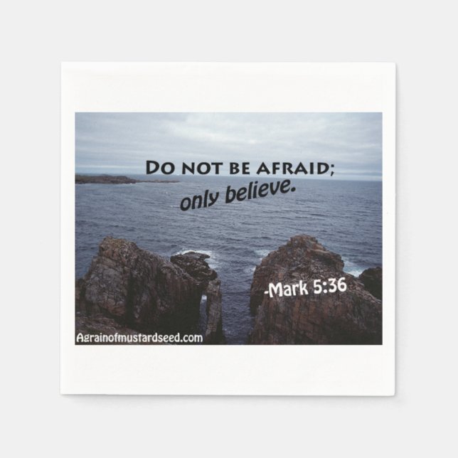 Serviettes Jetables chrétien (Devant)