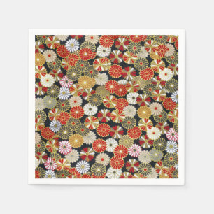 Serviettes Jetables Chrysanthèmes d'or de Falln