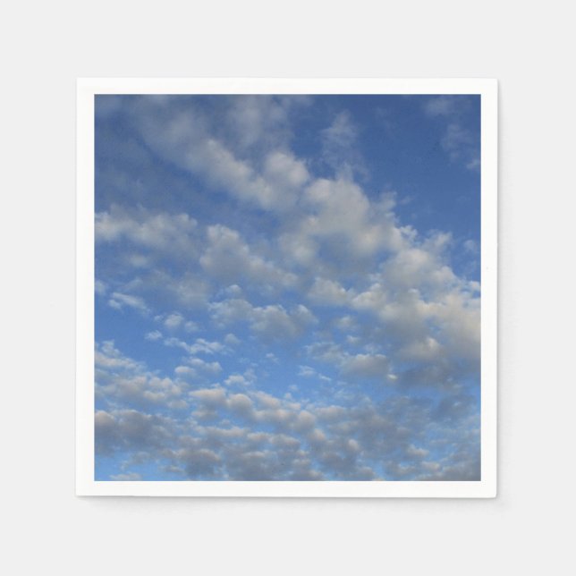 Serviettes Jetables Ciel couvert (Devant)