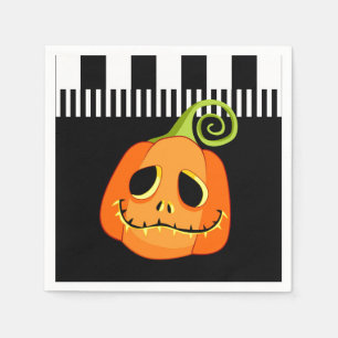 Serviettes Jetables Citrouille Whimsical Halloween Costume Party