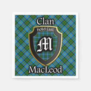 Serviettes Jetables Clan écossais MacLeod Tartan Napkin