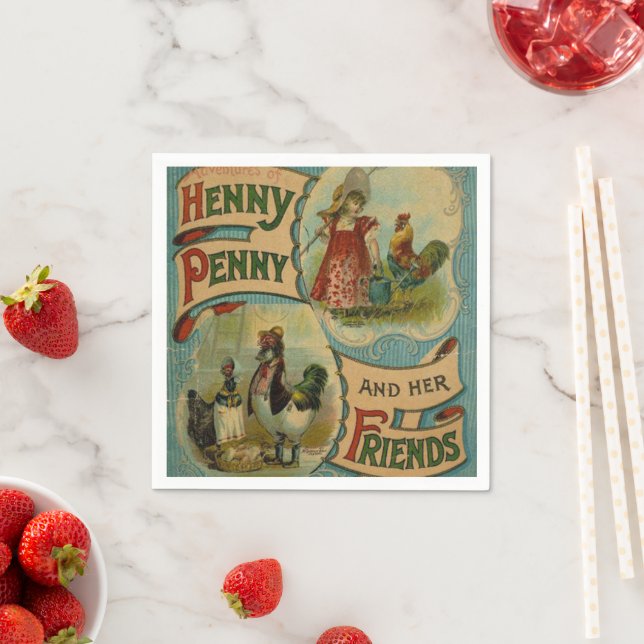 Serviettes Jetables club de livre vintage toute utilisation serviettes (En situation)